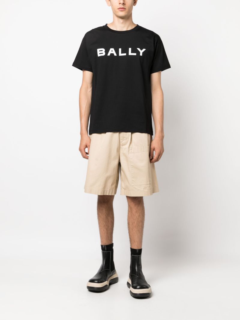 Black Logo-print Cotton T-shirt
