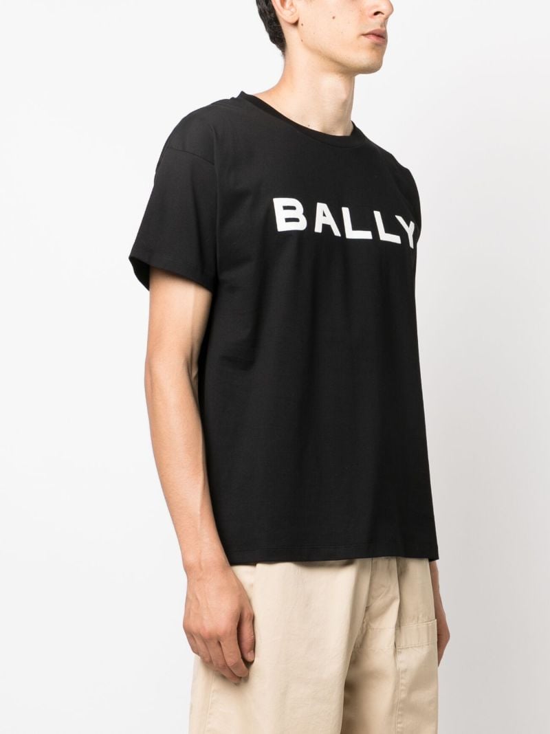 Black Logo-print Cotton T-shirt