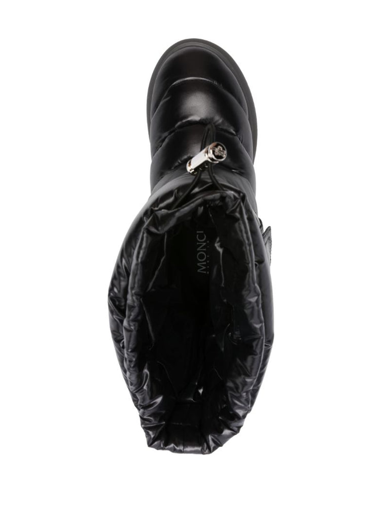 Black Gaia Quilted Snow Boots