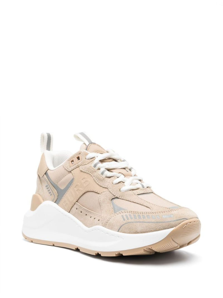 Neutral Chunky Low-top Sneakers
