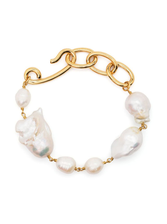 Gold-tone Pearl Bracelet