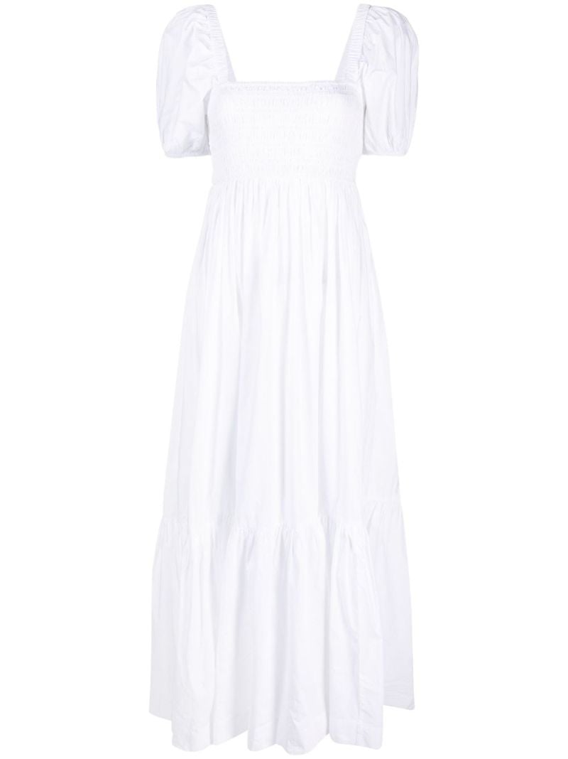Puff-sleeve Organic Cotton Dress