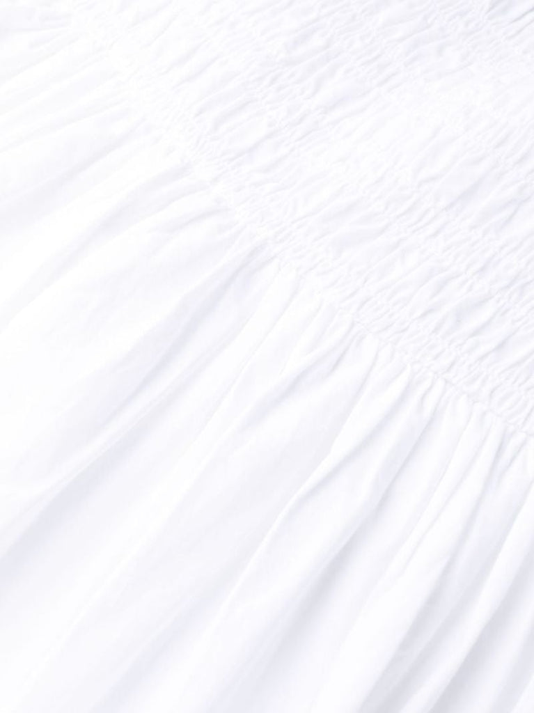 Puff-sleeve Organic Cotton Dress