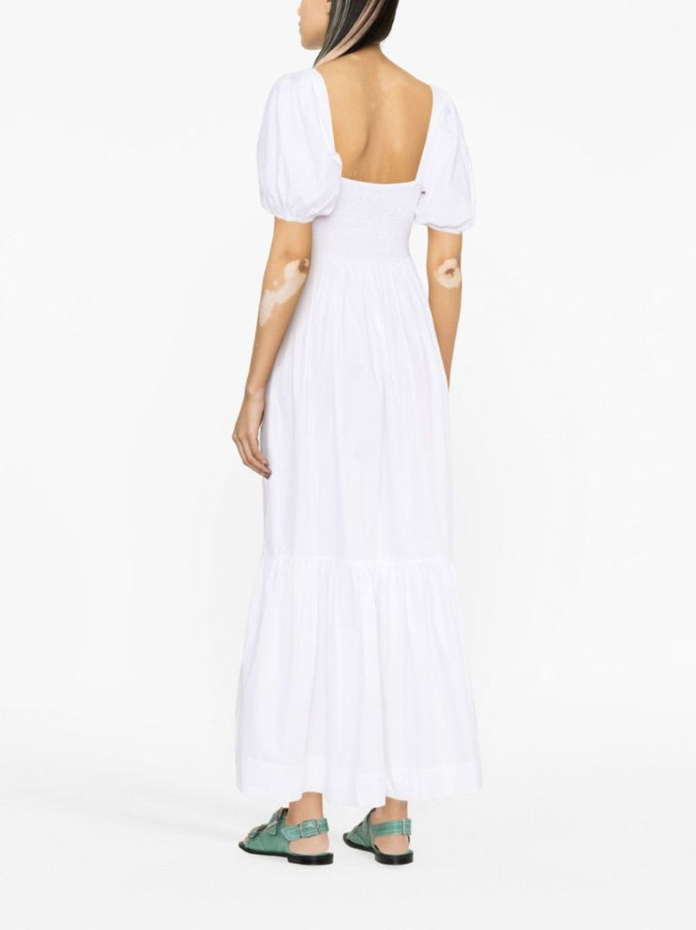 Puff-sleeve Organic Cotton Dress