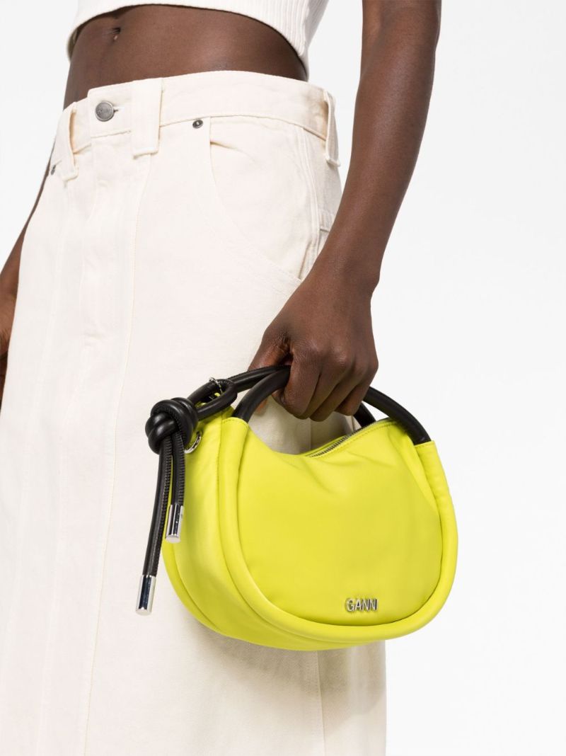 Green Knot Mini Top Handle Bag