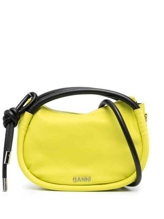 Green Knot Mini Top Handle Bag