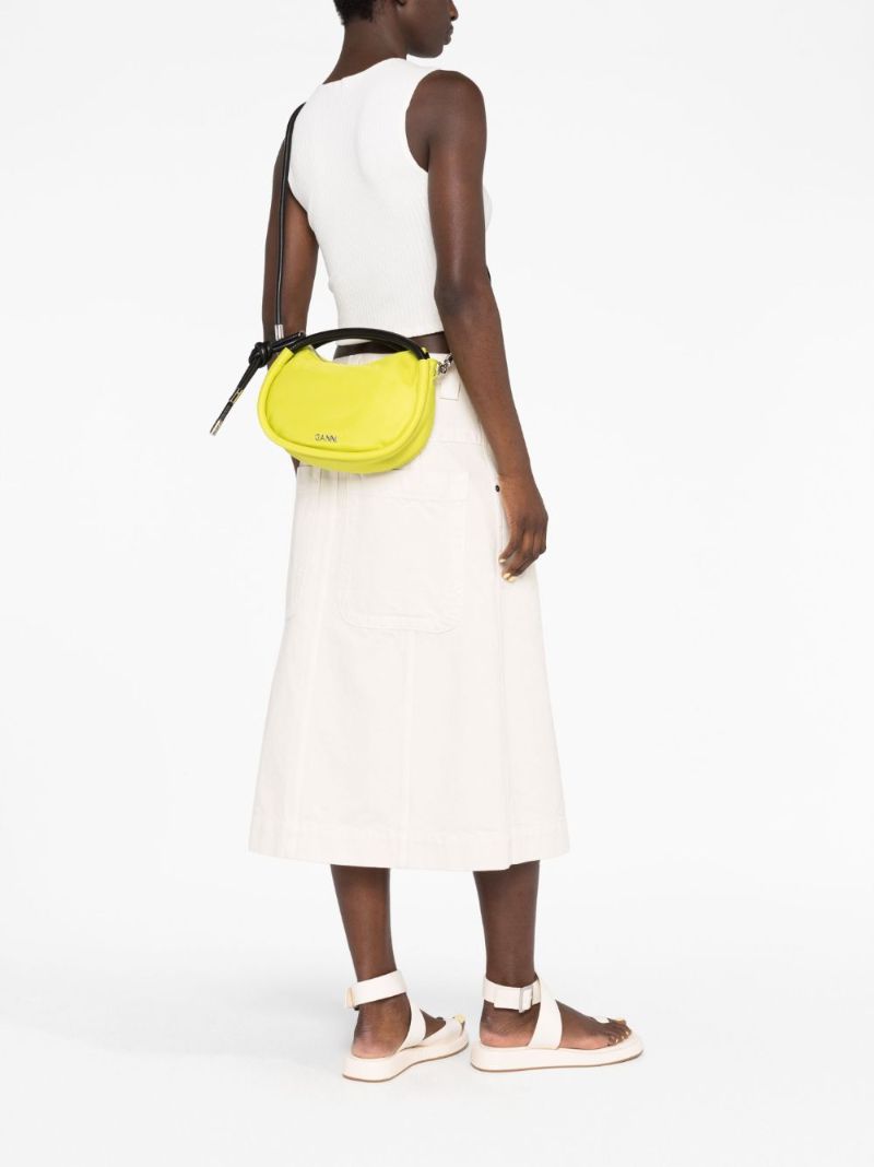 Green Knot Mini Top Handle Bag