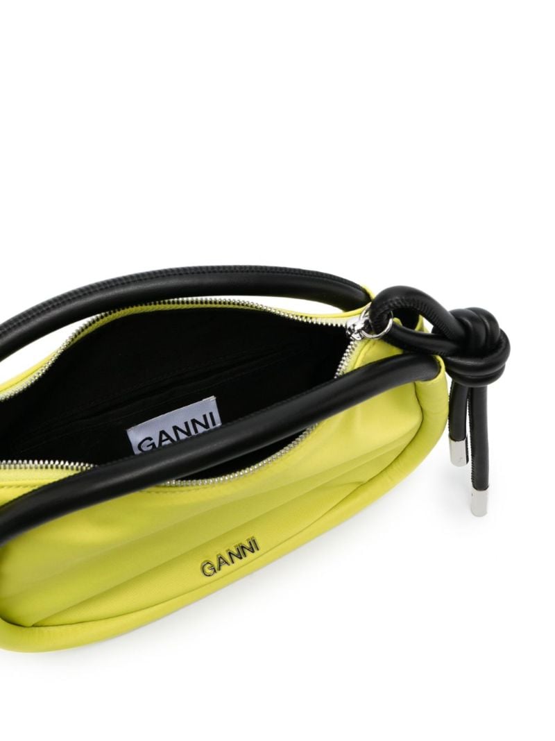 Green Knot Mini Top Handle Bag