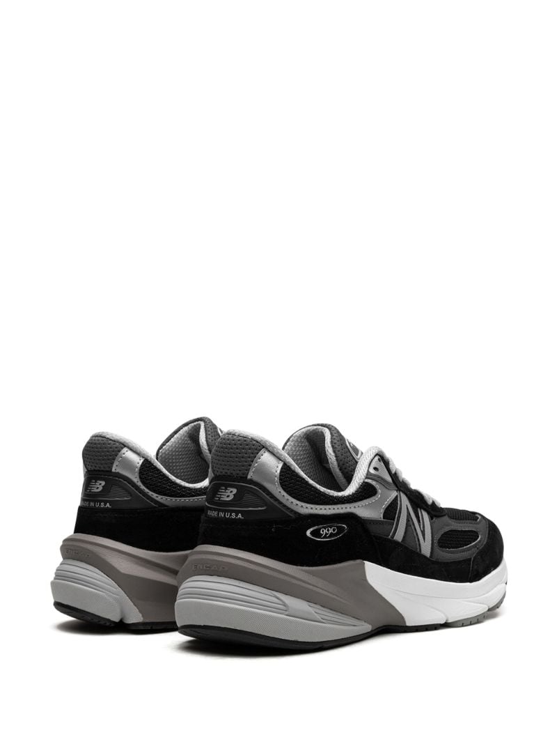 Black 990v6 Faux-leather Sneakers