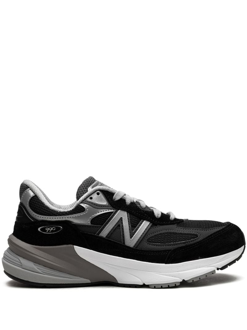 Black 990v6 Faux-leather Sneakers