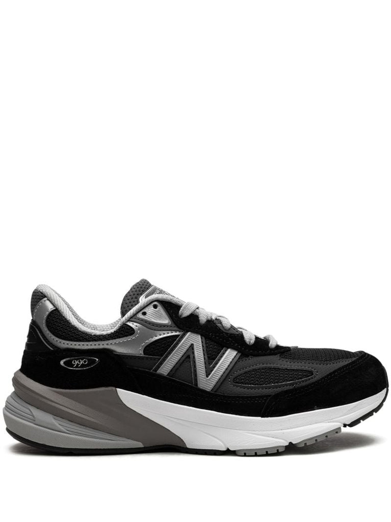 Black 990v6 Faux-leather Sneakers