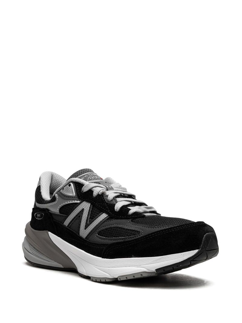 Black 990v6 Faux-leather Sneakers