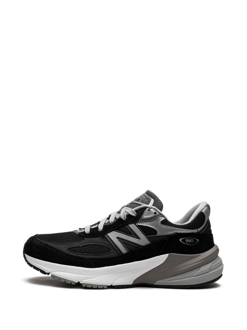 Black 990v6 Faux-leather Sneakers