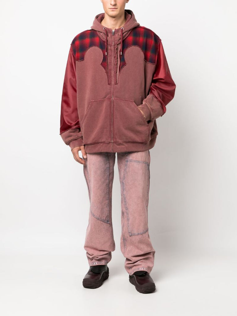 Pink Wax-coated Carpenter Jeans