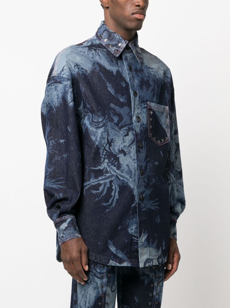 Blue Phoenix Denim Shirt