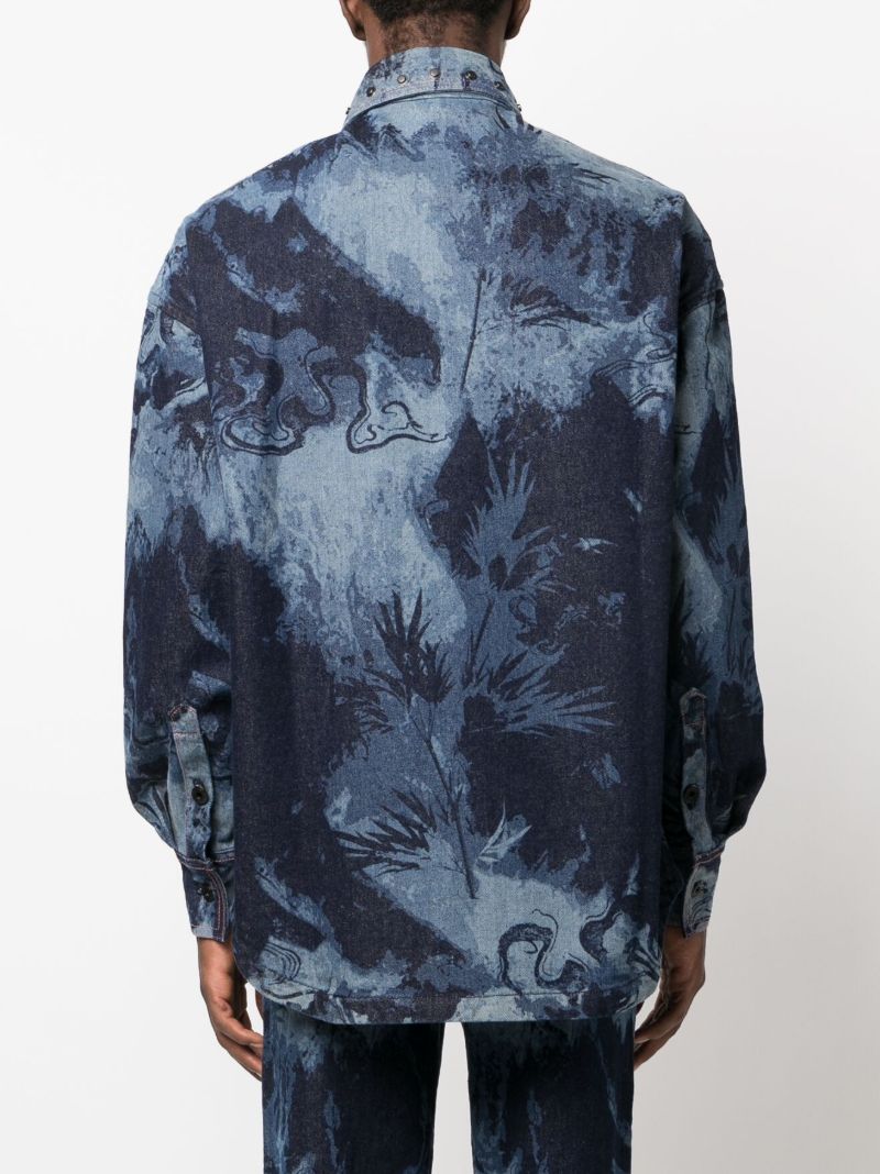 Blue Phoenix Denim Shirt