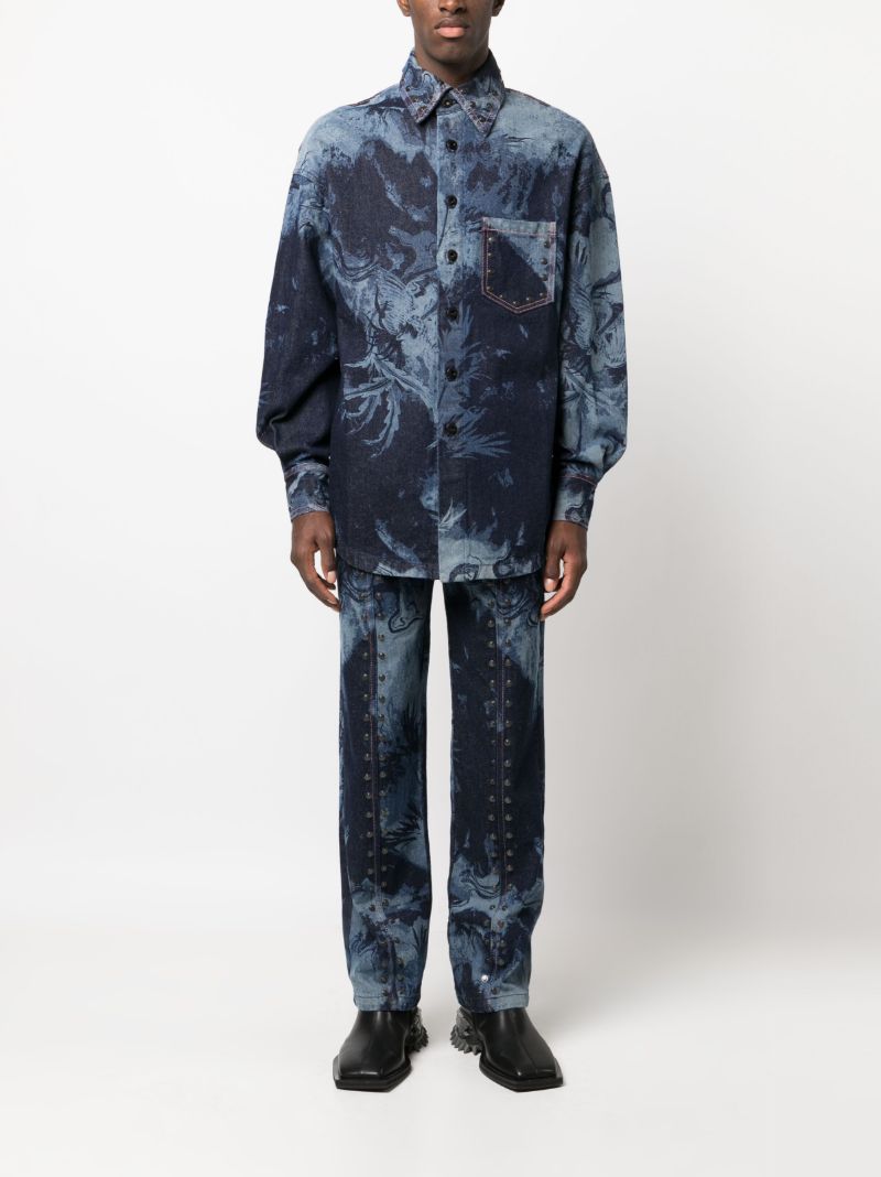 Blue Phoenix Denim Shirt