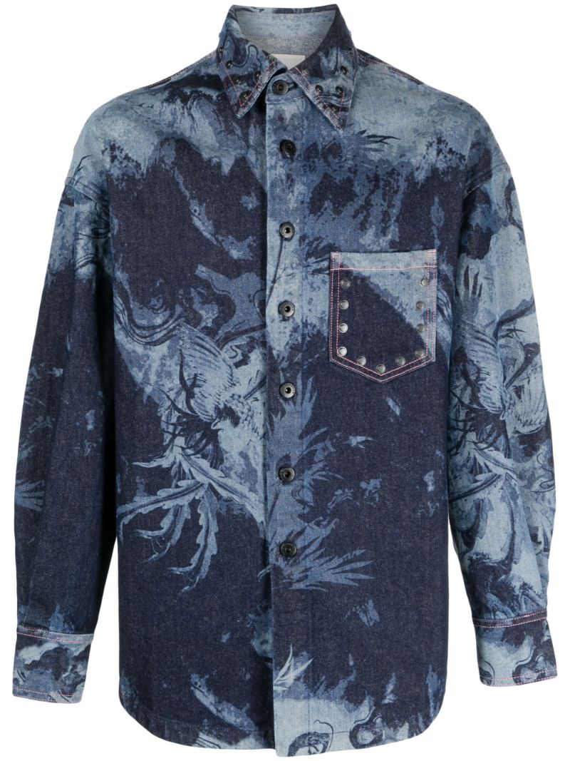 Blue Phoenix Denim Shirt