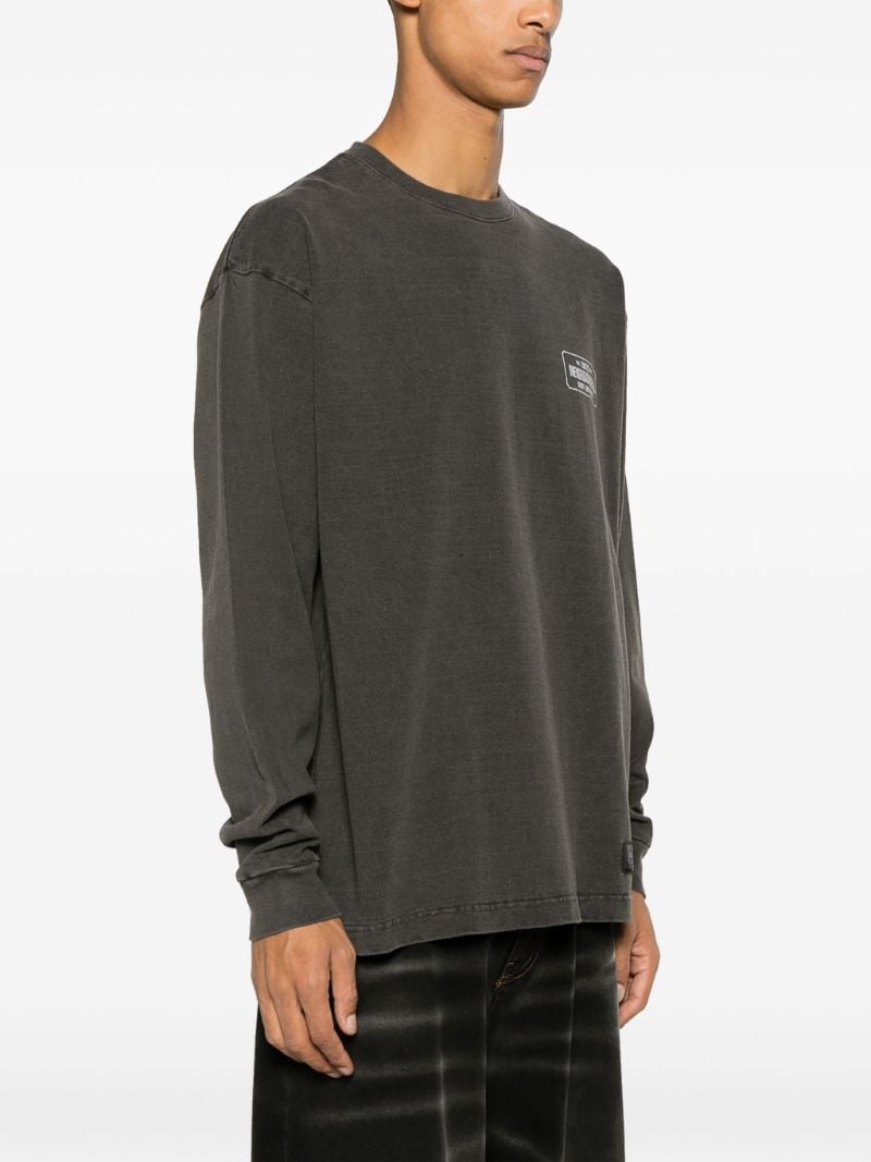 Black Graphic-print Cotton Sweatshirt