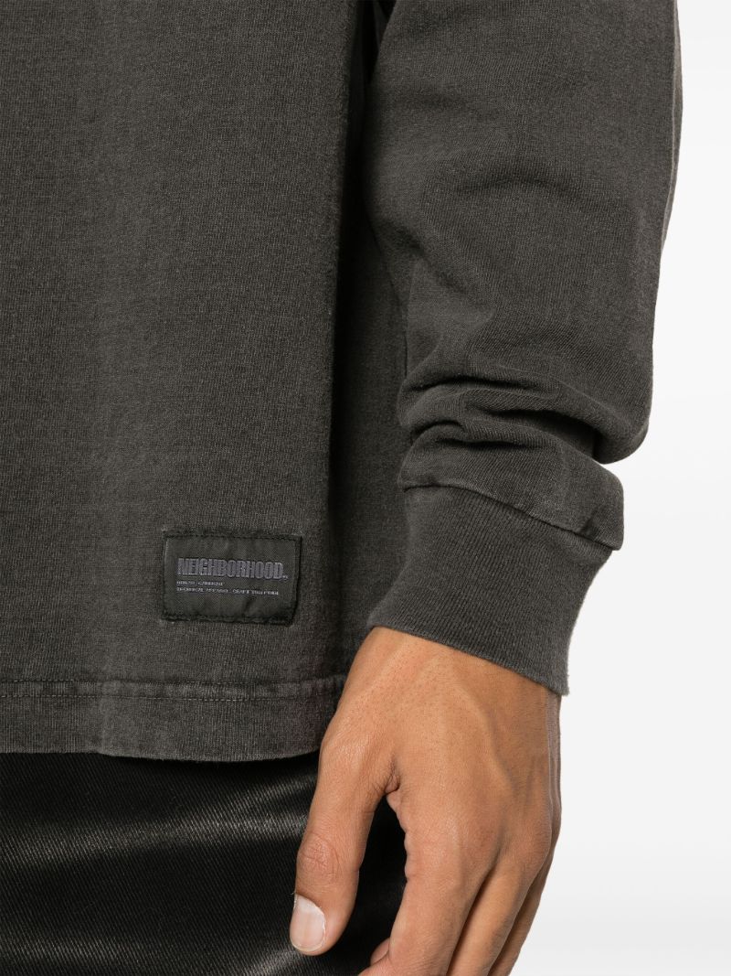 Black Graphic-print Cotton Sweatshirt