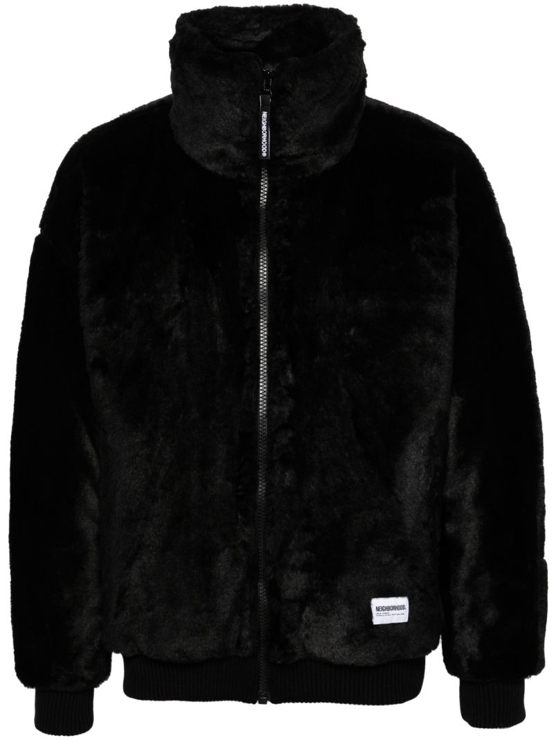 Black Faux-fur Jacket