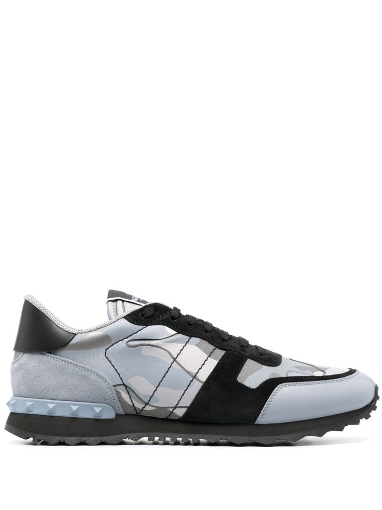Grey Rock Runner Lace-up Sneakers