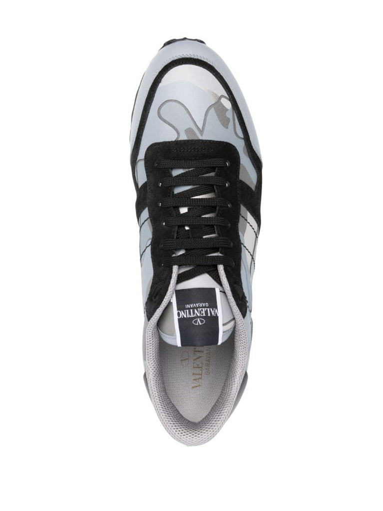 Grey Rock Runner Lace-up Sneakers