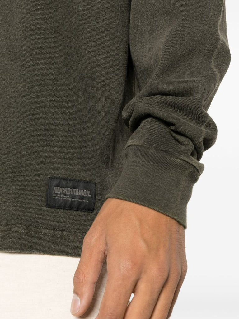 Green Graphic-print Cotton Sweatshirt