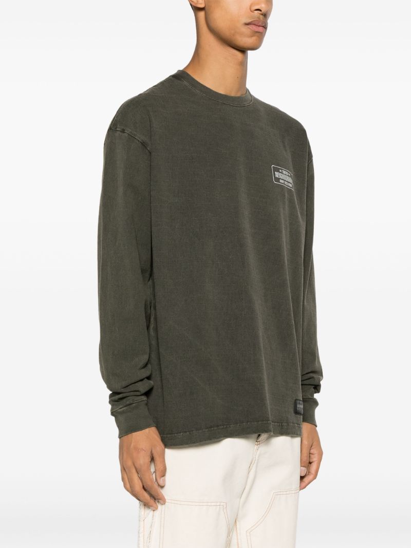 Green Graphic-print Cotton Sweatshirt