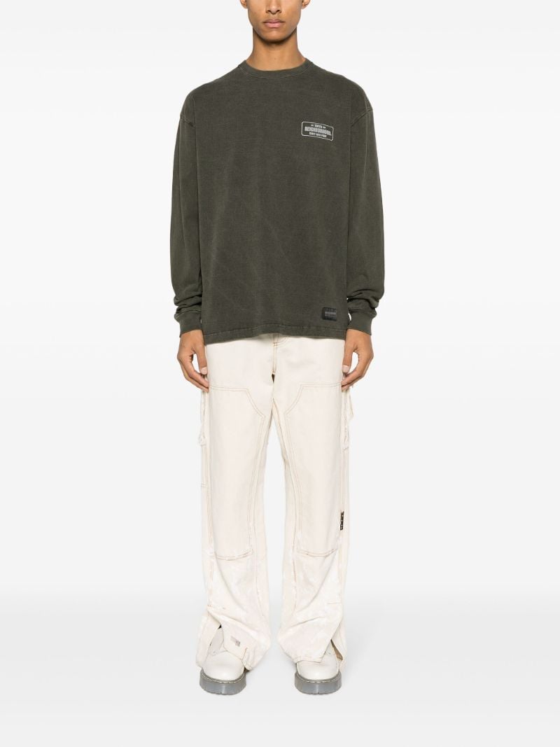 Green Graphic-print Cotton Sweatshirt