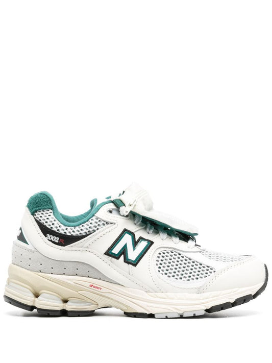 Sea Salt Green and White 002 R Lace Up Sneakers