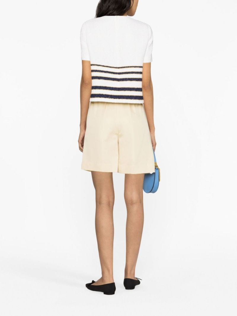 White MariniÃ_x0083_Â¨re Tweed Top