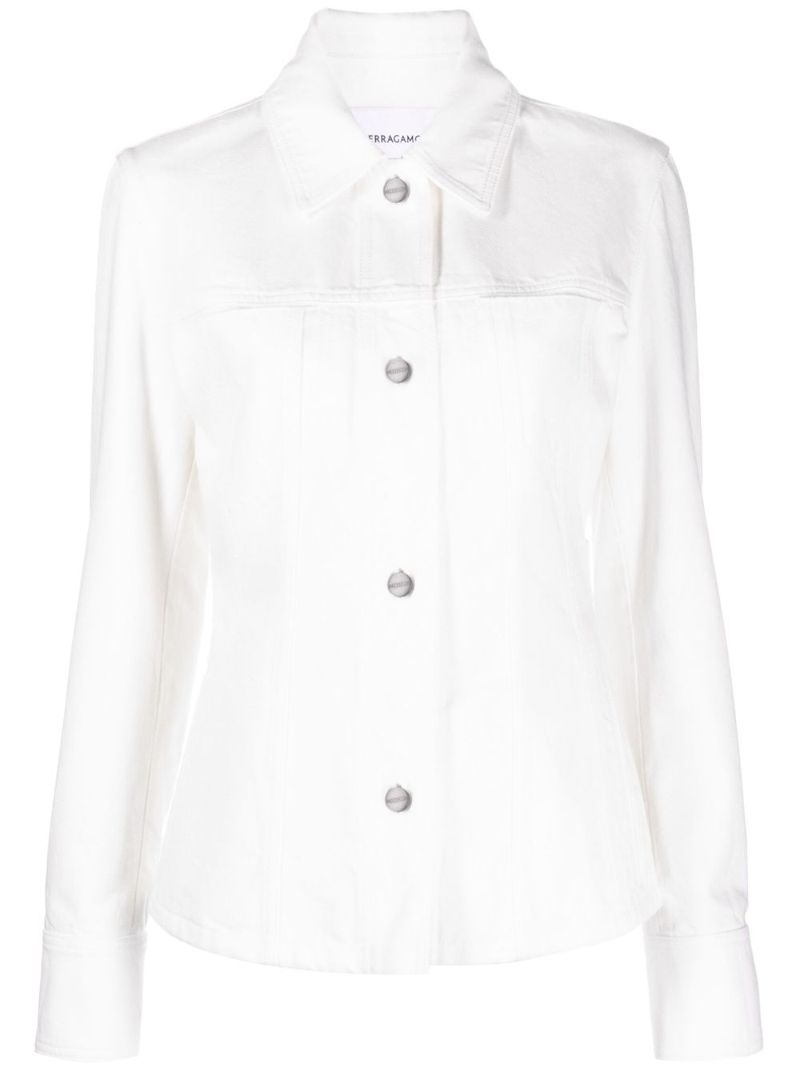 White Denim Jacket