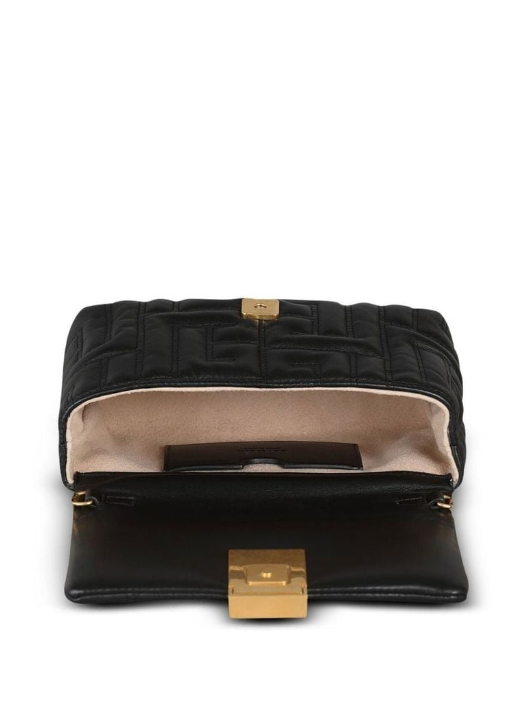 Black 1945 Quilted Leather Shoulder Bag