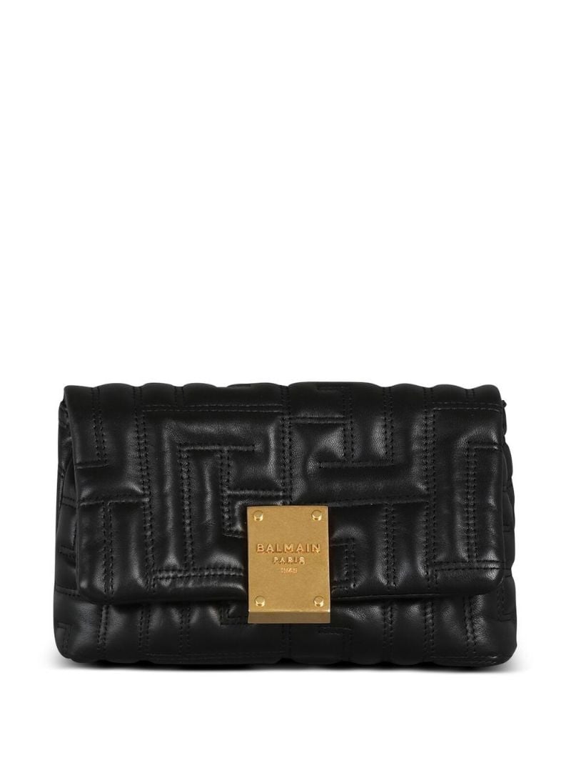 Black 1945 Quilted Leather Shoulder Bag