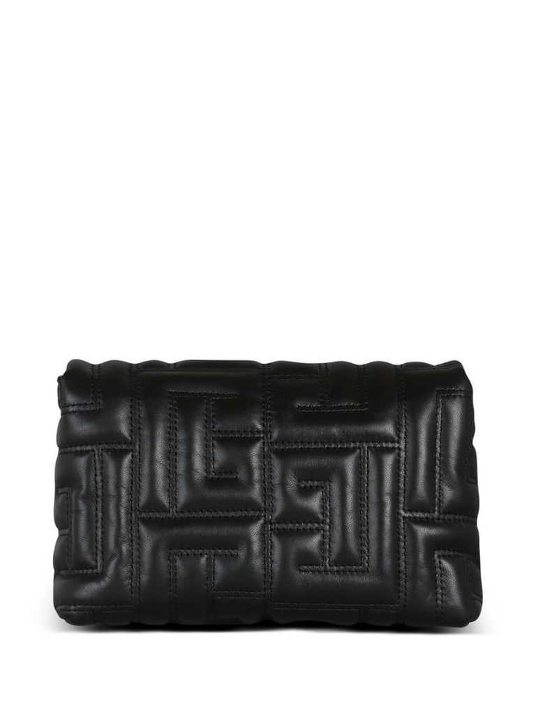 Black 1945 Quilted Leather Shoulder Bag