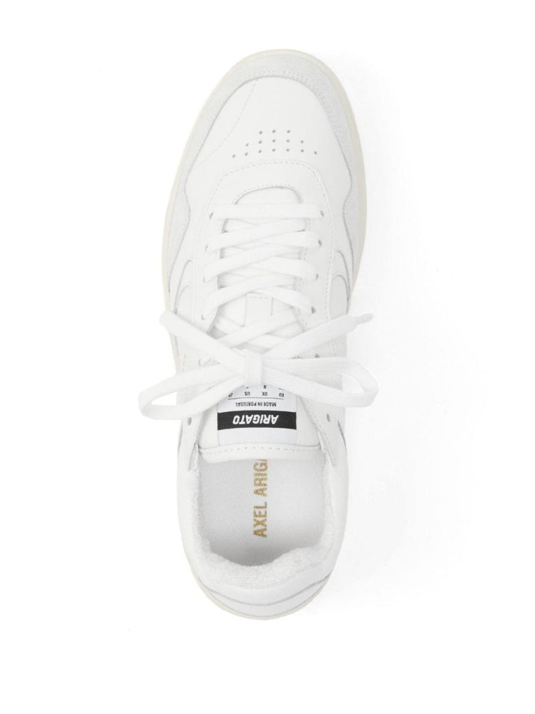 White Arlo Panelled Sneakers