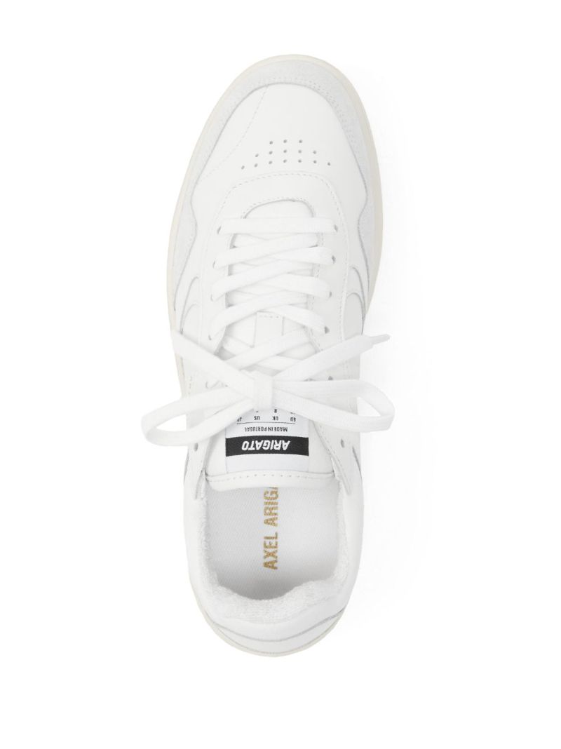 White Arlo Leather Sneakers