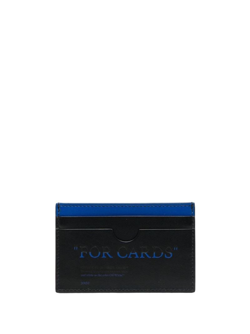 Black for Cards Leather Cardholder