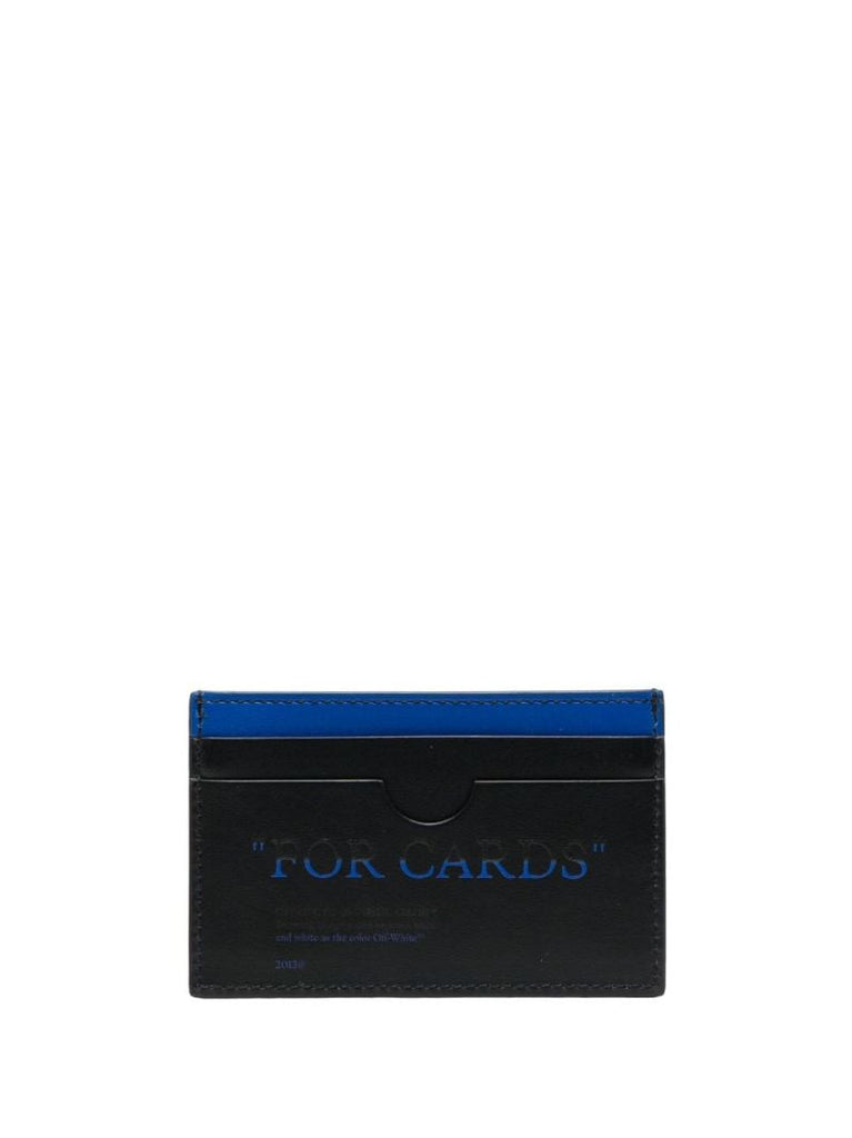 Black for Cards Leather Cardholder
