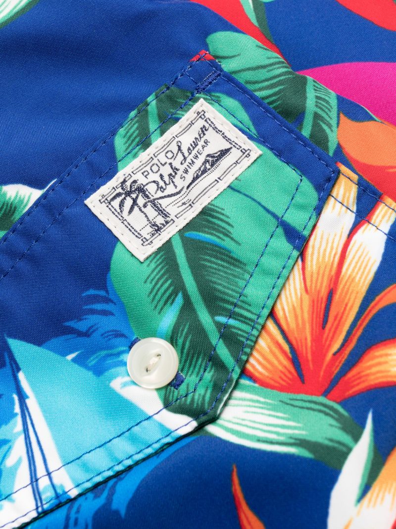 Blue Palm Island Swim Shorts