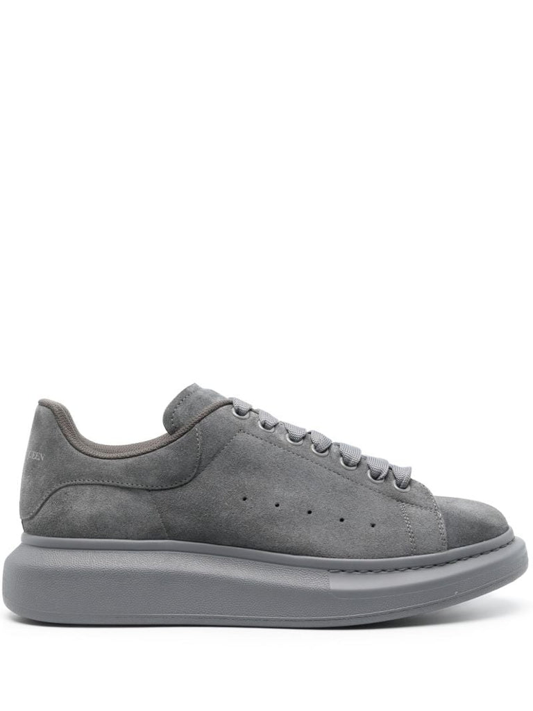 Grey Lace Up Sneakers