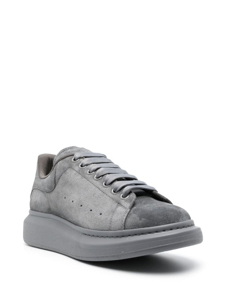 Grey Lace Up Sneakers