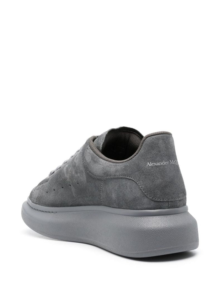 Grey Lace Up Sneakers