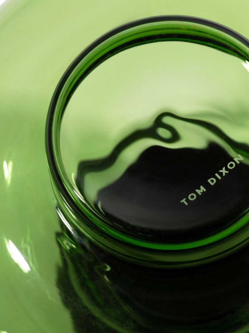 Green Bump Glass Tea Pot