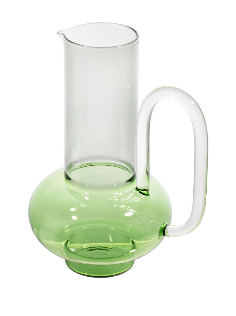 Green Bump Glass Jug