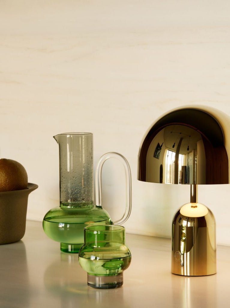 Green Bump Short Glass Set