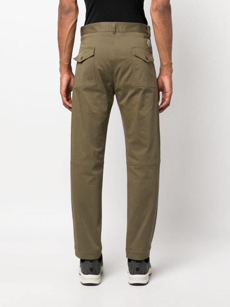 Green Straight-leg Trousers