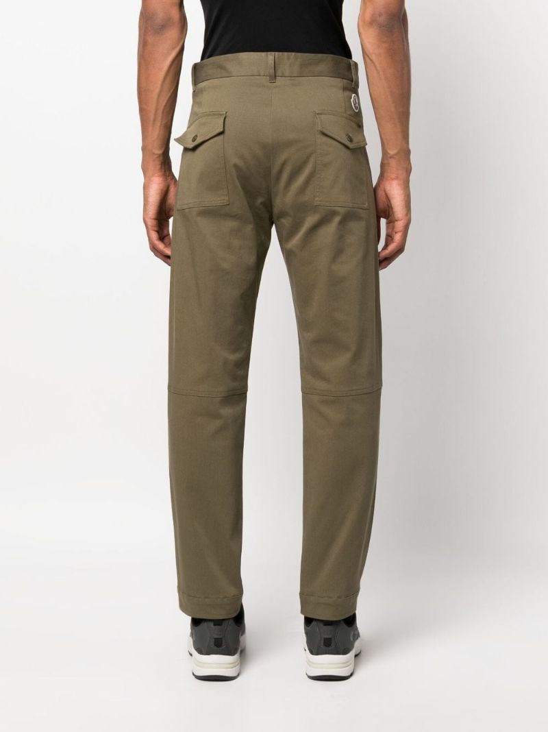 Green Straight-leg Trousers