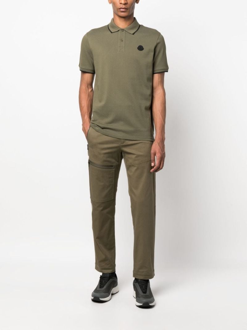 Green Straight-leg Trousers